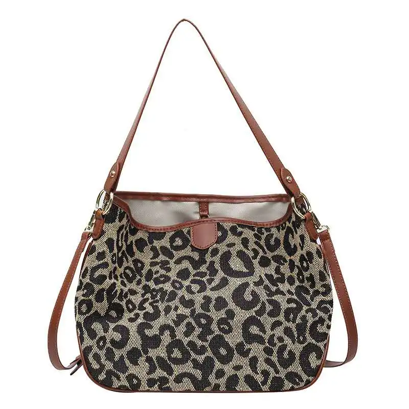 Bag female 2021 new Korean net red fashion retro printed leopard print large capacity Tote Bag Single Shoulder Messenger Bag, Customizable
Bag female 2021 new Korean net red fashion retro printed leopard print large capacity Tote Bag Single Shoulder Messenger Bag, Customizable