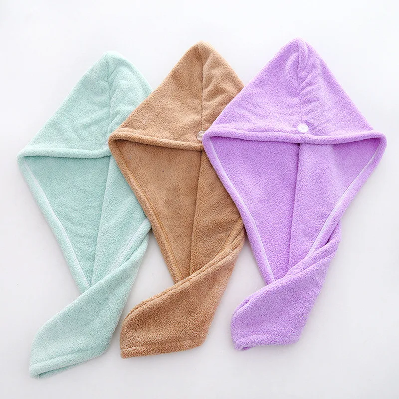 Woman Autumn and Winter Coral Fleece Dry Hair Cap Fast-absorbing Microfiber Quick-drying Shower Bath Cap, As the picture display
Woman Autumn and Winter Coral Fleece Dry Hair Cap Fast-absorbing Microfiber Quick-drying Shower Bath Cap, As the picture display
