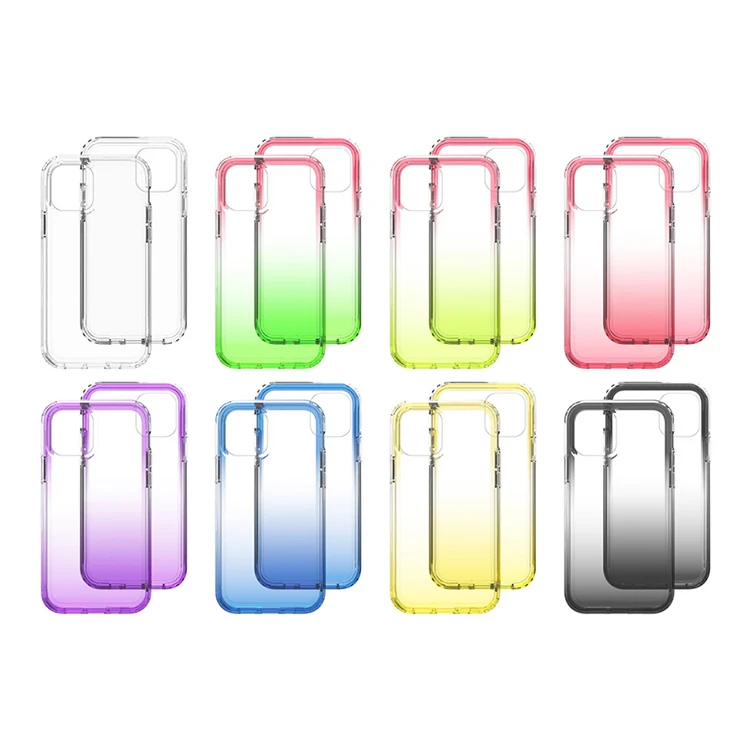 Hot Tpu Pc Shockproof Mobile Phone Case Transparent Gradient Phone Case For Iphone 12 Pro Max Phone Cover Case
Hot Tpu Pc Shockproof Mobile Phone Case Transparent Gradient Phone Case For Iphone 12 Pro Max Phone Cover Case