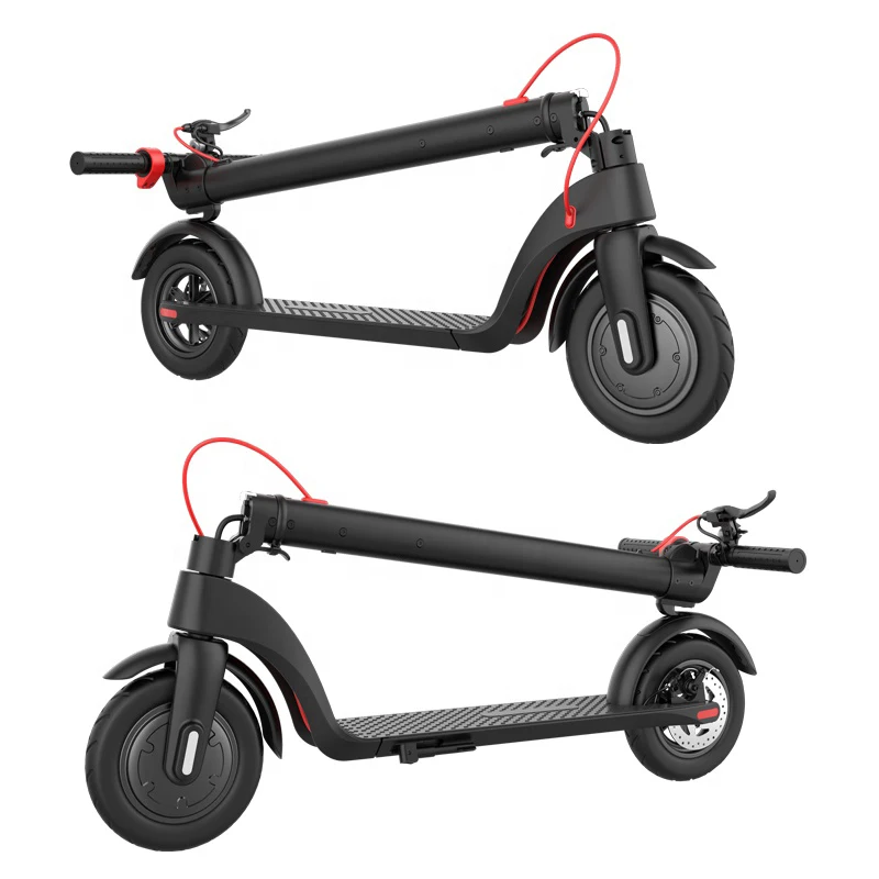 

X7 Electric 45KM Max Range 10 Inch Air Tire Electric Scooters 350W Folding Kick Scooter Adult