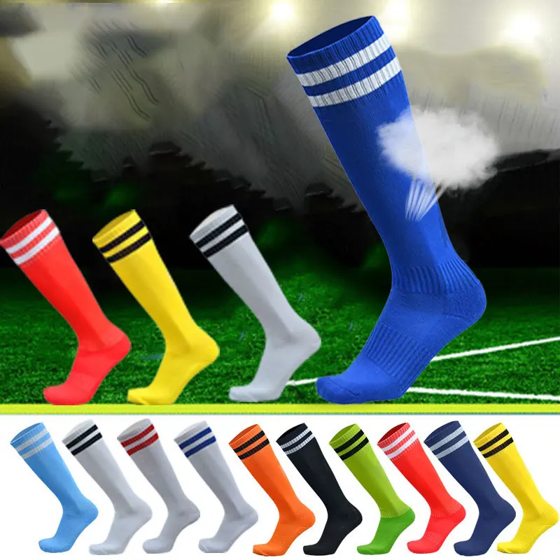 Wholesale Cheap Hot Sales Children Youth Football Socks Anti Slip Long Tube Striped Sports Socks for Kids Adults
Wholesale Cheap Hot Sales Children Youth Football Socks Anti Slip Long Tube Striped Sports Socks for Kids Adults