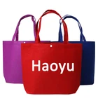 2019 New Design Fashion Eco-Friendly Reusable Felt Shopping shouldle Tote Bag
