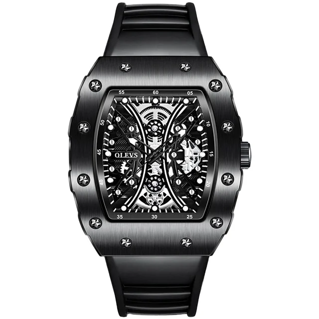 2021 Men's Sports Watches Top Brand Luxury Rubber Strap Square Skeleton Watch Casual Original Quartz Watch Men Waterproof Clock, Multi colors
2021 Men's Sports Watches Top Brand Luxury Rubber Strap Square Skeleton Watch Casual Original Quartz Watch Men Waterproof Clock, Multi colors
