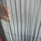 Waterproof Plisse Insect Screen polyester Pleated Mesh