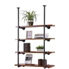 /product-detail/hot-selling-industrial-ladder-style-decorative-furniture-diy-wood-black-metal-iron-bookshelf-62007218538.html
