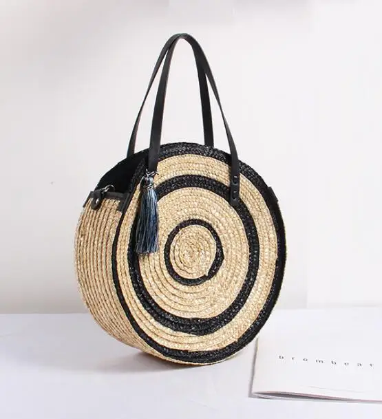 New Bohemian Semi-circle Hand-matched Color Woven Handbag Woven Straw Beach watermelon straw bag
New Bohemian Semi-circle Hand-matched Color Woven Handbag Woven Straw Beach watermelon straw bag