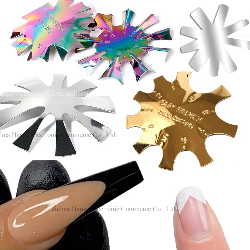 1Pc Stainless Steel Nail Easy French Cut Metal Plates Model DIY Design Tools French Nail Template Nail French Cutter
1Pc Stainless Steel Nail Easy French Cut Metal Plates Model DIY Design Tools French Nail Template Nail French Cutter