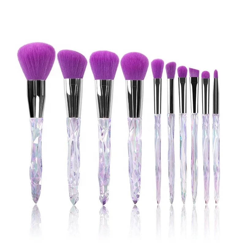 Custom Wholesale 10PCS Luxury Diamond Professional Bling Private Label Purple Makeup Brush Set, Purple/pink/red
Custom Wholesale 10PCS Luxury Diamond Professional Bling Private Label Purple Makeup Brush Set, Purple/pink/red