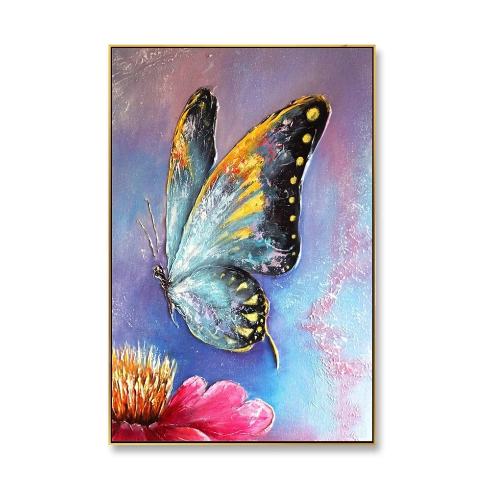 Living Room Home Decoration Animal Hand Painted abstract oil painting butterfly art
Living Room Home Decoration Animal Hand Painted abstract oil painting butterfly art