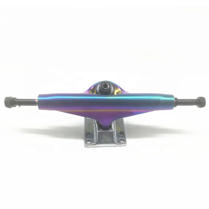 High quality golden color gradient color 149mm hanger 6inch die casting skateboard truck aluminum truck for skateboard 
High quality golden color gradient color 149mm hanger 6inch die casting skateboard truck aluminum truck for skateboard