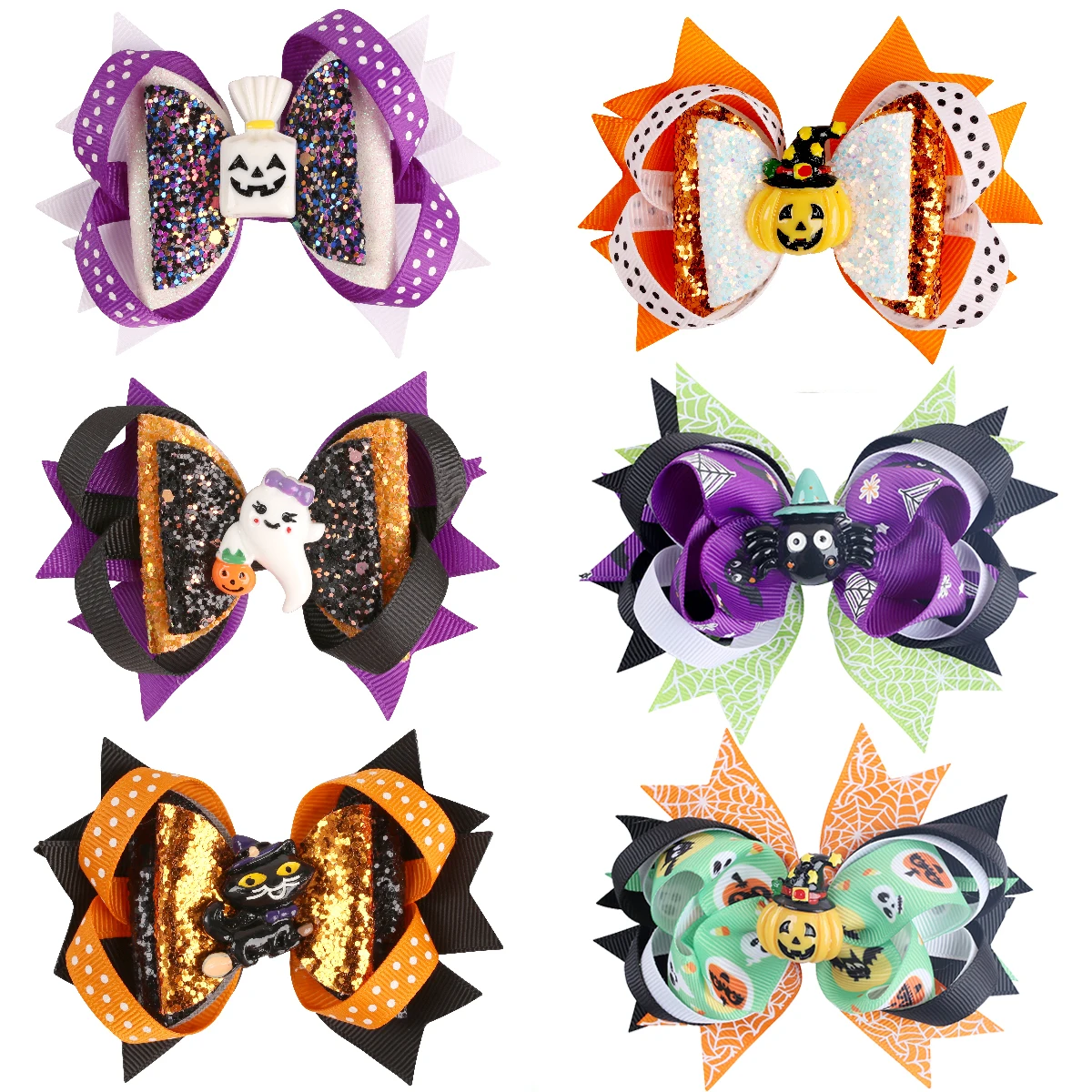 2022 4 Inch Party Resin Charms Layered Accessories Halloween Hair Bows Clips For Kids
2022 4 Inch Party Resin Charms Layered Accessories Halloween Hair Bows Clips For Kids