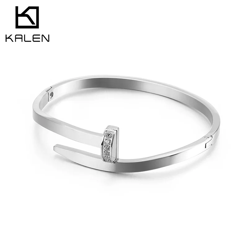 Wholesale Fashion Personality Men And Women Nail Opening Bracelet, Silver/gold/rose gold
Wholesale Fashion Personality Men And Women Nail Opening Bracelet, Silver/gold/rose gold