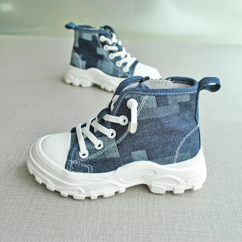 2021 Spring new arrival denim canvas shoes kids outdoor cool old style platform boot
2021 Spring new arrival denim canvas shoes kids outdoor cool old style platform boot