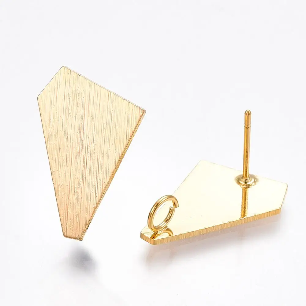 Pandahall 925 Sterling Silver Pins Real Gold Plated Brass Polygon Stud Earring Findings
Pandahall 925 Sterling Silver Pins Real Gold Plated Brass Polygon Stud Earring Findings