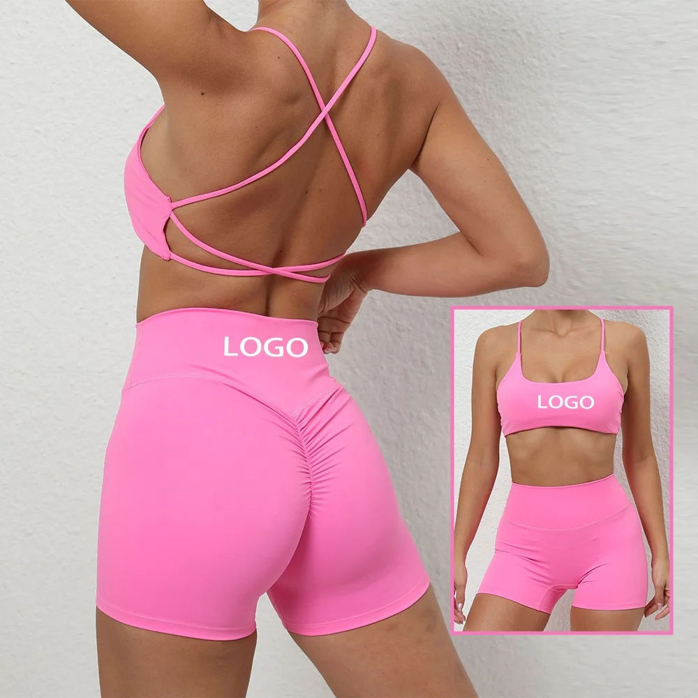 Wholesale Custom Logo Bra Workout Leggings Athletic 3 Piece Sports Women Fitness Clothing Butt Scrunch Gym Sets
Wholesale Custom Logo Bra Workout Leggings Athletic 3 Piece Sports Women Fitness Clothing Butt Scrunch Gym Sets