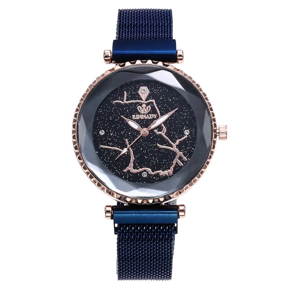 Starry sky stylish watches women ladies wrist watches stereo glass magetic watch, Black
Starry sky stylish watches women ladies wrist watches stereo glass magetic watch, Black