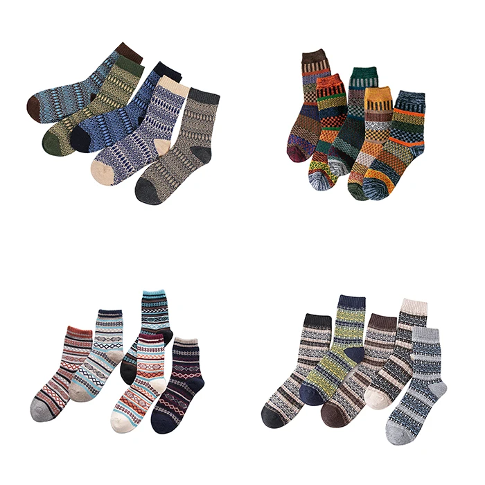 Novelty Retro National Style Merino Wool Thick Heavy Thermal Breathable Indoor Men Wool Socks Winter Socks, Custom color
Novelty Retro National Style Merino Wool Thick Heavy Thermal Breathable Indoor Men Wool Socks Winter Socks, Custom color