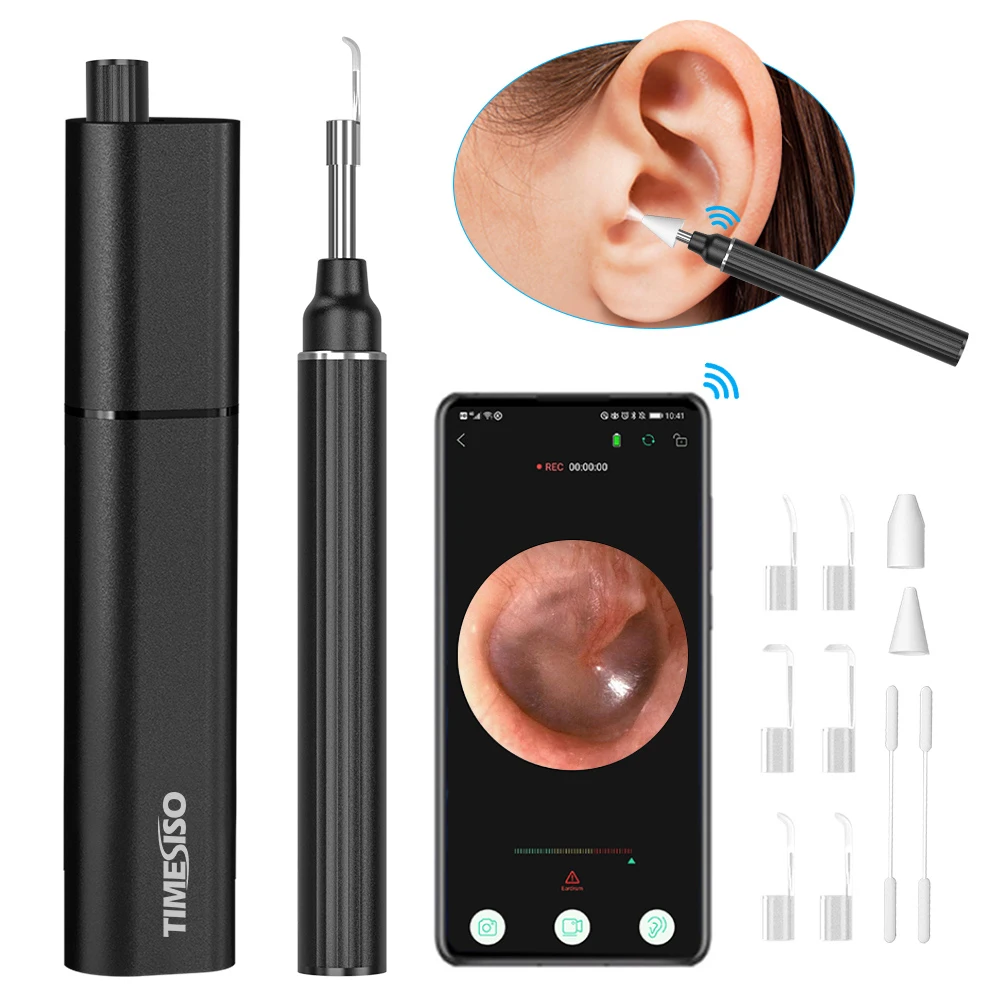 Timesiso Comfortable Visual Electric Earwax Cleaner Camera 1080P Wireless Ear Otoscope Amazon Best Seller, White/ black/ blue
Timesiso Comfortable Visual Electric Earwax Cleaner Camera 1080P Wireless Ear Otoscope Amazon Best Seller, White/ black/ blue
