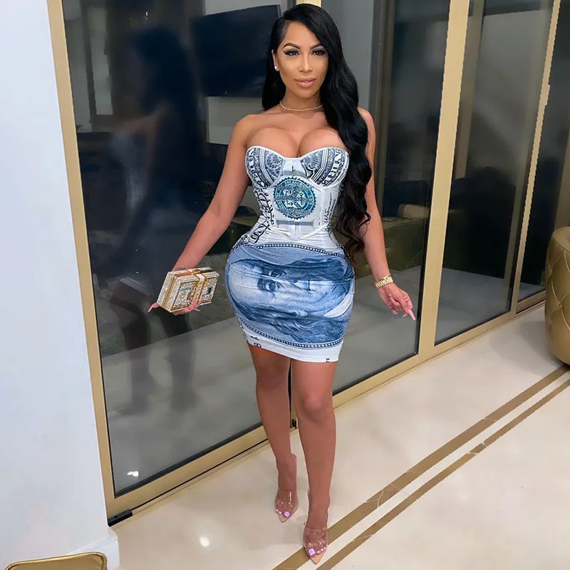 New Summer Outfit Women Clothing Solid Wrap Bodycon Stretchy Sexy Elegant Off Shoulder Club Dresses Money Print Short Dress 2021, Customized color
New Summer Outfit Women Clothing Solid Wrap Bodycon Stretchy Sexy Elegant Off Shoulder Club Dresses Money Print Short Dress 2021, Customized color