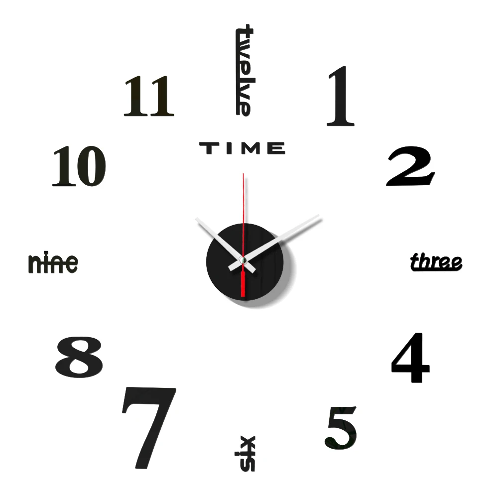 Mirror Acrylic 3D Wall Clock Creative Wall Diy Clock Silent Mute Wall Decorative Clocks
Mirror Acrylic 3D Wall Clock Creative Wall Diy Clock Silent Mute Wall Decorative Clocks