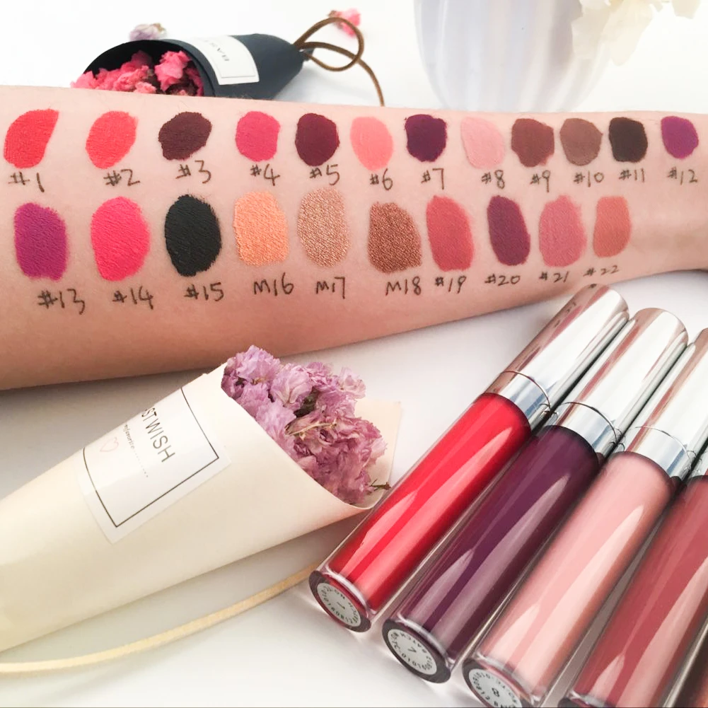 2020 Hot Sale In Stock 22 Colors Private Label Lip Gloss Matte Long Lasting Waterproof Liquid Lipstick
2020 Hot Sale In Stock 22 Colors Private Label Lip Gloss Matte Long Lasting Waterproof Liquid Lipstick