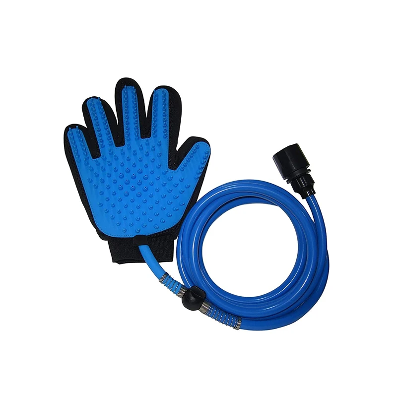 Multi-function Pet Washing Gloves Tools Dog Cat Massage Shower Sprayer Hair Remover Brush Glove, Blue
Multi-function Pet Washing Gloves Tools Dog Cat Massage Shower Sprayer Hair Remover Brush Glove, Blue