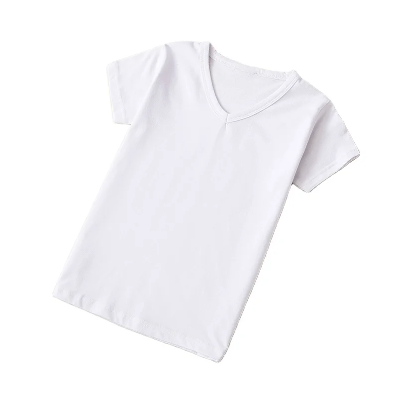 Wholesale 100% Cotton Summer Baby Clothing Baby Girl Boy T Shirt V Neck Short Sleeve Top Tees For Kids Blank Shirt Black White, Customized color
Wholesale 100% Cotton Summer Baby Clothing Baby Girl Boy T Shirt V Neck Short Sleeve Top Tees For Kids Blank Shirt Black White, Customized color