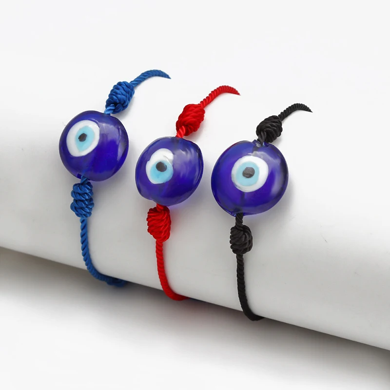 Wholesale Colorful Chinese Knot Rope Retro Jewelry Glass Lucky Beads Bracelets Adjustable Couple Friendship Eye Evil Bracelet
Wholesale Colorful Chinese Knot Rope Retro Jewelry Glass Lucky Beads Bracelets Adjustable Couple Friendship Eye Evil Bracelet