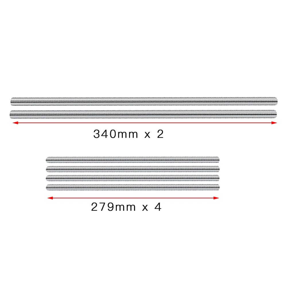 Prusa mini Hardened Smooth Rods Kit 6pcs 3D Printer Smooth Rod Pack Prusa 8mm 10mm Linear Shaft Optical Axis Chrome Plated
Prusa mini Hardened Smooth Rods Kit 6pcs 3D Printer Smooth Rod Pack Prusa 8mm 10mm Linear Shaft Optical Axis Chrome Plated
