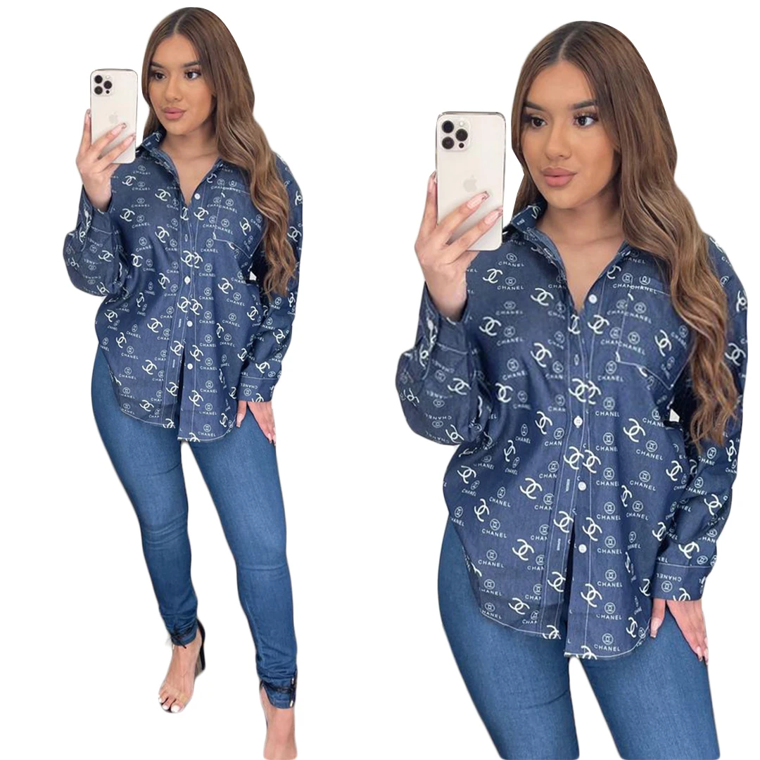 2021Women's Summer Blouses & Shirts new arrivals women clothing Printed designer tops, Red
2021Women's Summer Blouses & Shirts new arrivals women clothing Printed designer tops, Red