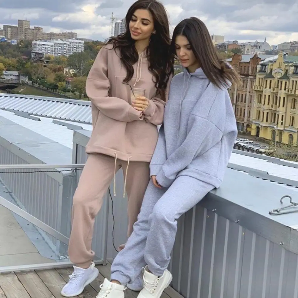Two Piece Set Outfits Autumn Women Tracksuit Oversized Hoodie And Pants Casual Sport Suit Winter 2 Pieces hoodie set woman
Two Piece Set Outfits Autumn Women Tracksuit Oversized Hoodie And Pants Casual Sport Suit Winter 2 Pieces hoodie set woman