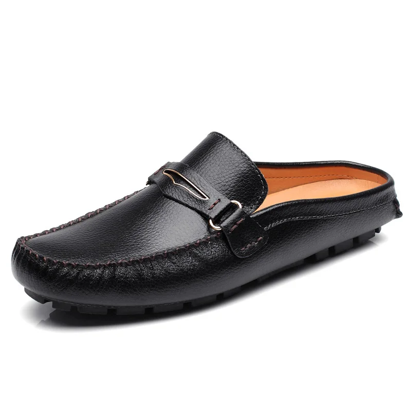 2021 Hot Style Big Size Comfort Fashion Half Shoes Slip-on Genuine leather Casual Loffer Shoes Stock Man, Black,yellow,blue 
2021 Hot Style Big Size Comfort Fashion Half Shoes Slip-on Genuine leather Casual Loffer Shoes Stock Man, Black,yellow,blue