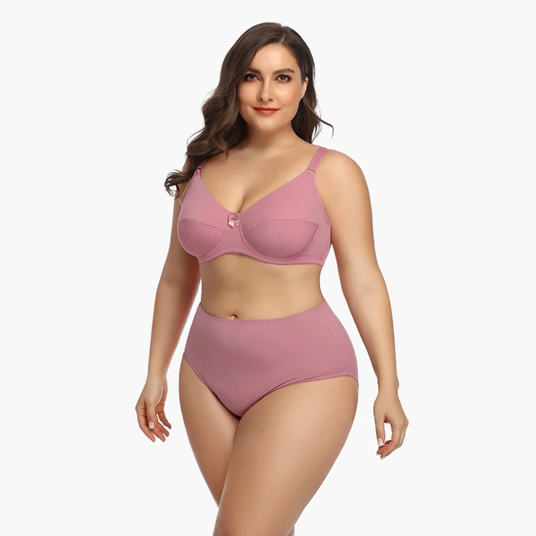 Factory Plus Size Bra Seamless DEF Cup Super Large Underwear Oversized Women Full Cup Brassiere Set
Factory Plus Size Bra Seamless DEF Cup Super Large Underwear Oversized Women Full Cup Brassiere Set