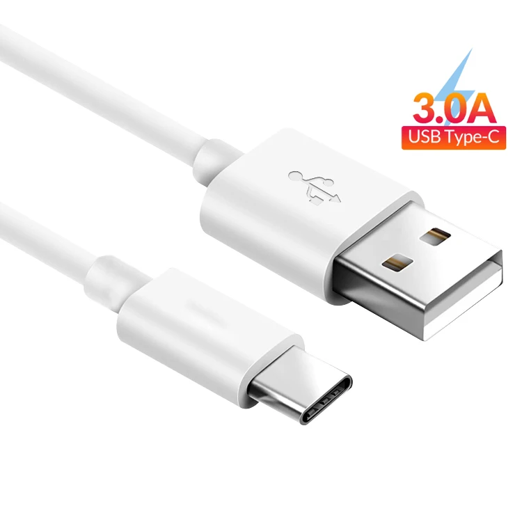 USB Type C Cable Quick Charge USB-C Fast Charging Mobile Phone Data Cable for samsung, White
USB Type C Cable Quick Charge USB-C Fast Charging Mobile Phone Data Cable for samsung, White