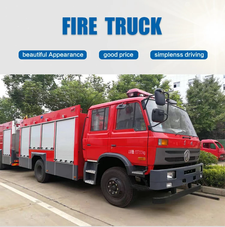 ladder fire truck,laddertruck oriental double-row cab 6-wheel fire-fighting ladder fire truck
