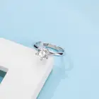 Wholesale women Jewelry 925 Sterling silver moissanite engagement ring