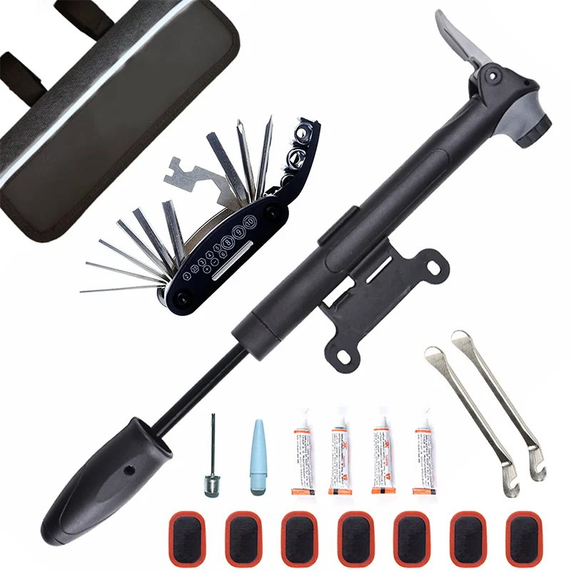 Bicycle Repair Set Bike Repair Tools 7 in 1 Kits Bike Maintenance Fix Tools Accesorios Bicicleta, Black
Bicycle Repair Set Bike Repair Tools 7 in 1 Kits Bike Maintenance Fix Tools Accesorios Bicicleta, Black