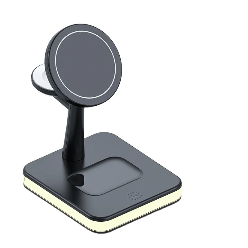 New magnetic suction three in one wireless charger magnetic suction bracket wireless charging desktop mobile phone watch headset, White ,black
New magnetic suction three in one wireless charger magnetic suction bracket wireless charging desktop mobile phone watch headset, White ,black