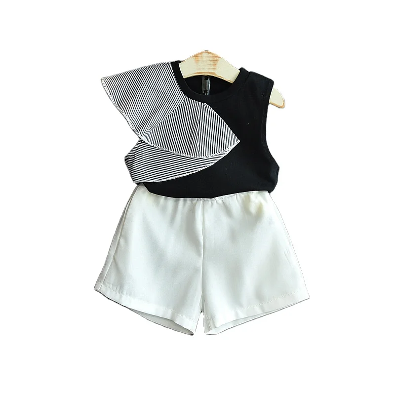 China factory sale competitive price baby girl clothes set summer kids clothing girls gym set
China factory sale competitive price baby girl clothes set summer kids clothing girls gym set