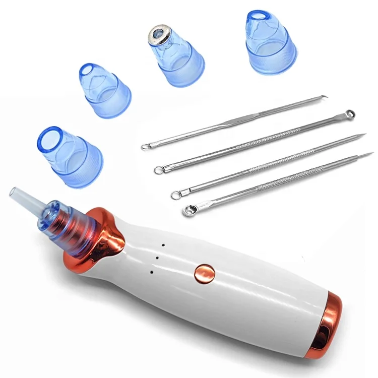 Hot Sale Electric Suction Blackhead Remover Vacuum with Blackhead Comedo Remover Needles, White
Hot Sale Electric Suction Blackhead Remover Vacuum with Blackhead Comedo Remover Needles, White