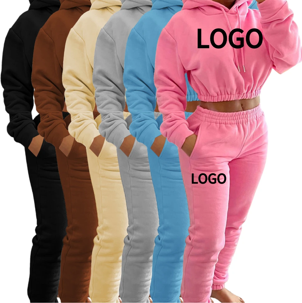 women winter clothes custom logo tracksuit Crop Top Hoodie Women Clothes Jogger Sweatpants And Hoodie Set Two Piece pants Sets, Picture
women winter clothes custom logo tracksuit Crop Top Hoodie Women Clothes Jogger Sweatpants And Hoodie Set Two Piece pants Sets, Picture