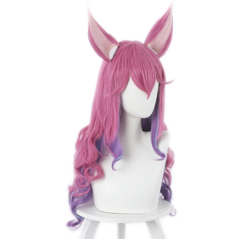 Pink Gradient Purple Wig With Ears Anime Comic Exhibition Cosplay Hair High Temperature Silk Game COS Wigs, Pic showed
Pink Gradient Purple Wig With Ears Anime Comic Exhibition Cosplay Hair High Temperature Silk Game COS Wigs, Pic showed