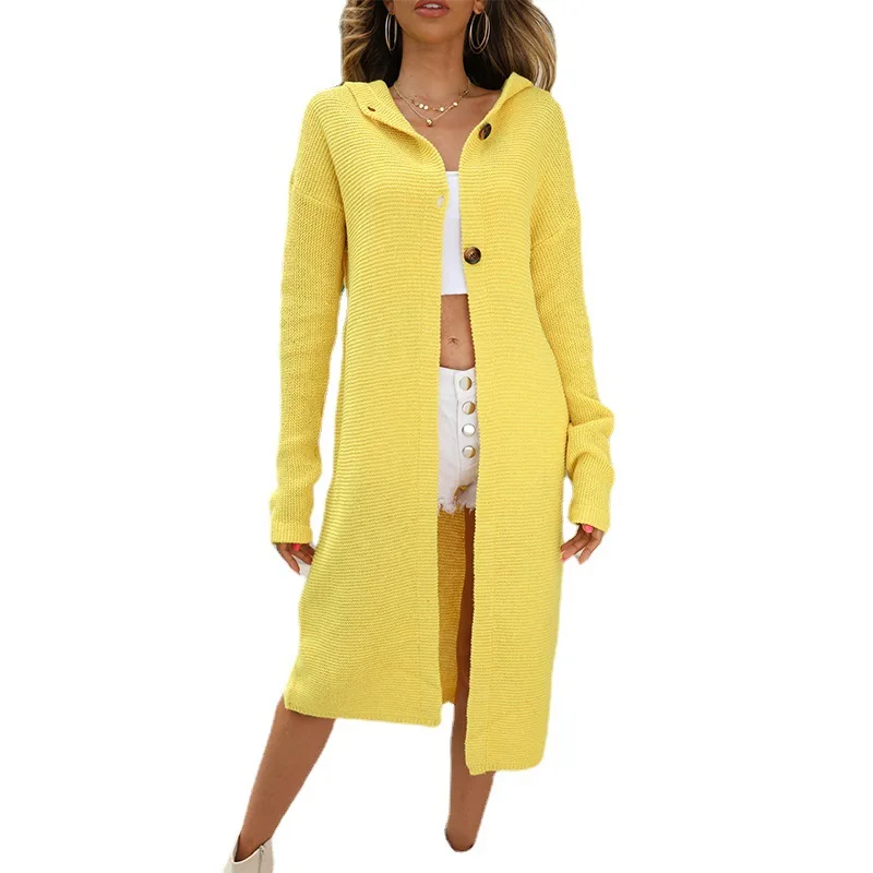 Newest women winter clothes solid color long sleeve hooded knitting cardigan women's coats winter clothes for women
Newest women winter clothes solid color long sleeve hooded knitting cardigan women's coats winter clothes for women