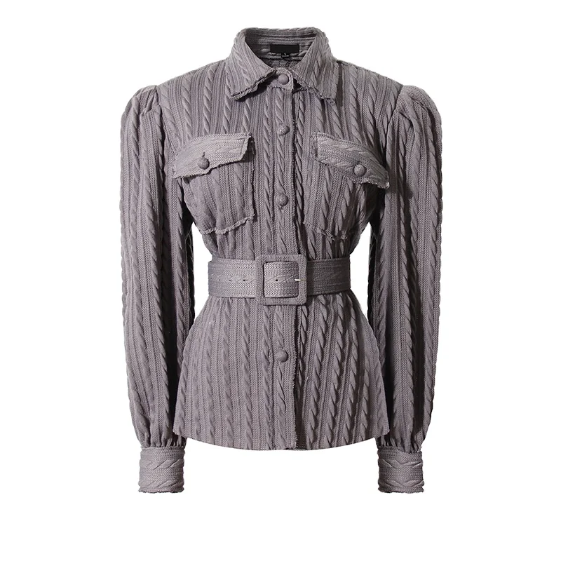 Fashion Spring Vintage Luxury Casual Fall Tops With Belt Woman Tops Shirts Fashionable Women'S Blouses
Fashion Spring Vintage Luxury Casual Fall Tops With Belt Woman Tops Shirts Fashionable Women'S Blouses