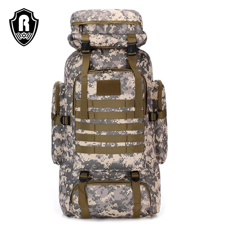 80L Waterproof Camo Hiking Backpack Travel Rucksack Outdoor Sports Climbing Bag Military Army Tactical Backpack
80L Waterproof Camo Hiking Backpack Travel Rucksack Outdoor Sports Climbing Bag Military Army Tactical Backpack