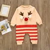 Christmas Baby Clothing Long Sleeve deerlet baby jumpsuits unisex spring autumn winter baby clothes newborn