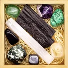 Wholesale customized Chakra healing stones semi precious gemstone Chakra gift set