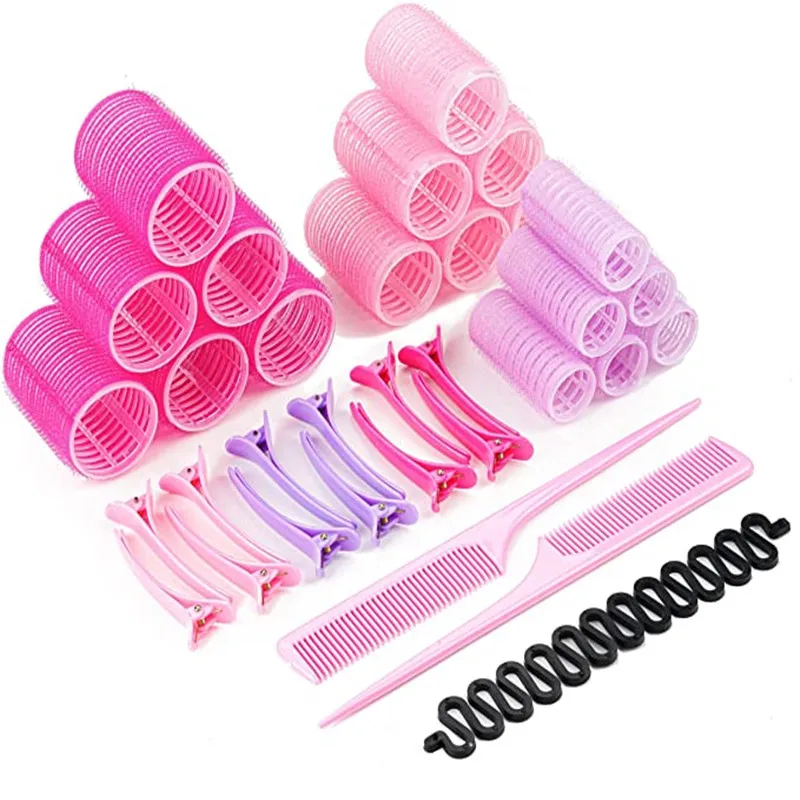 Hot Sale Factory Direct Supply Professional Nylon Plastic 18pcs Hair Roller Set Comb Clip Hair Braiding Curlers
Hot Sale Factory Direct Supply Professional Nylon Plastic 18pcs Hair Roller Set Comb Clip Hair Braiding Curlers