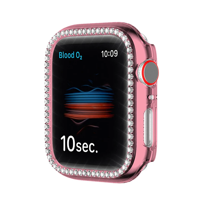 Bling Case Compatible with Apple Watch 44mm SE Series 6/5/ 4,Hard PC Single Row Crystal Diamond Case Cover Protective apple, Optional
Bling Case Compatible with Apple Watch 44mm SE Series 6/5/ 4,Hard PC Single Row Crystal Diamond Case Cover Protective apple, Optional