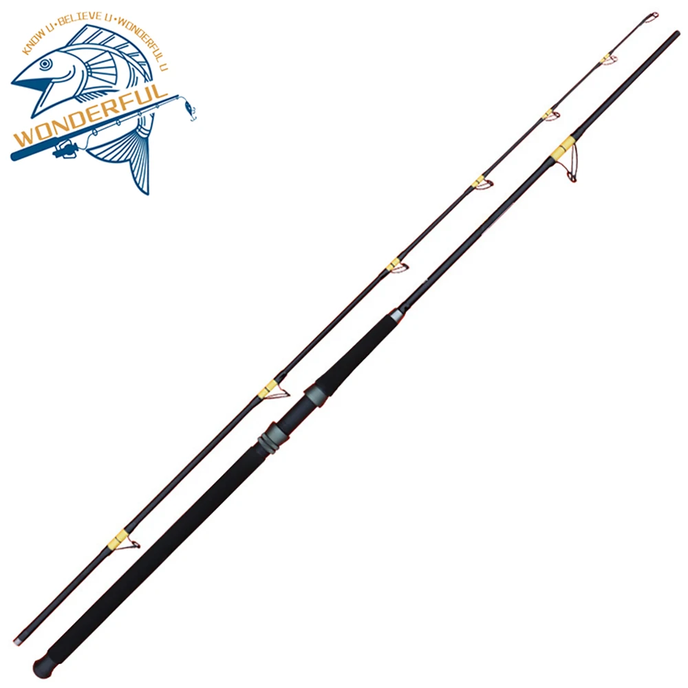 Wholesale 2 Section Long Distant Boat fishing Saltwater Super Hard Power Carbon Popper Fishing Rod, Customized
Wholesale 2 Section Long Distant Boat fishing Saltwater Super Hard Power Carbon Popper Fishing Rod, Customized